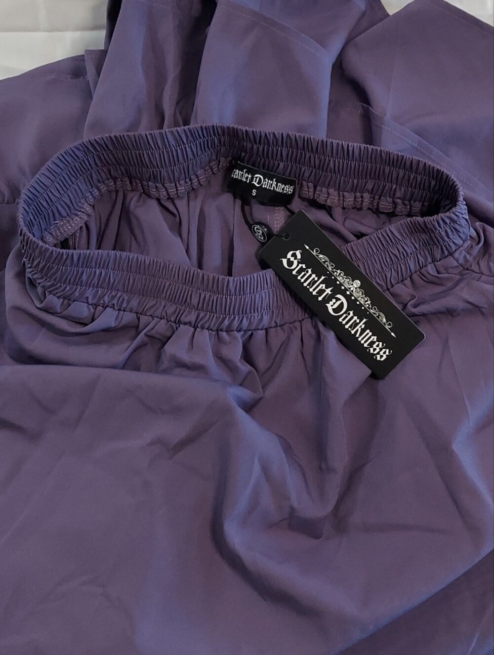 Nwt Lilac Renn Faire Layered Skirt With Side Ruching